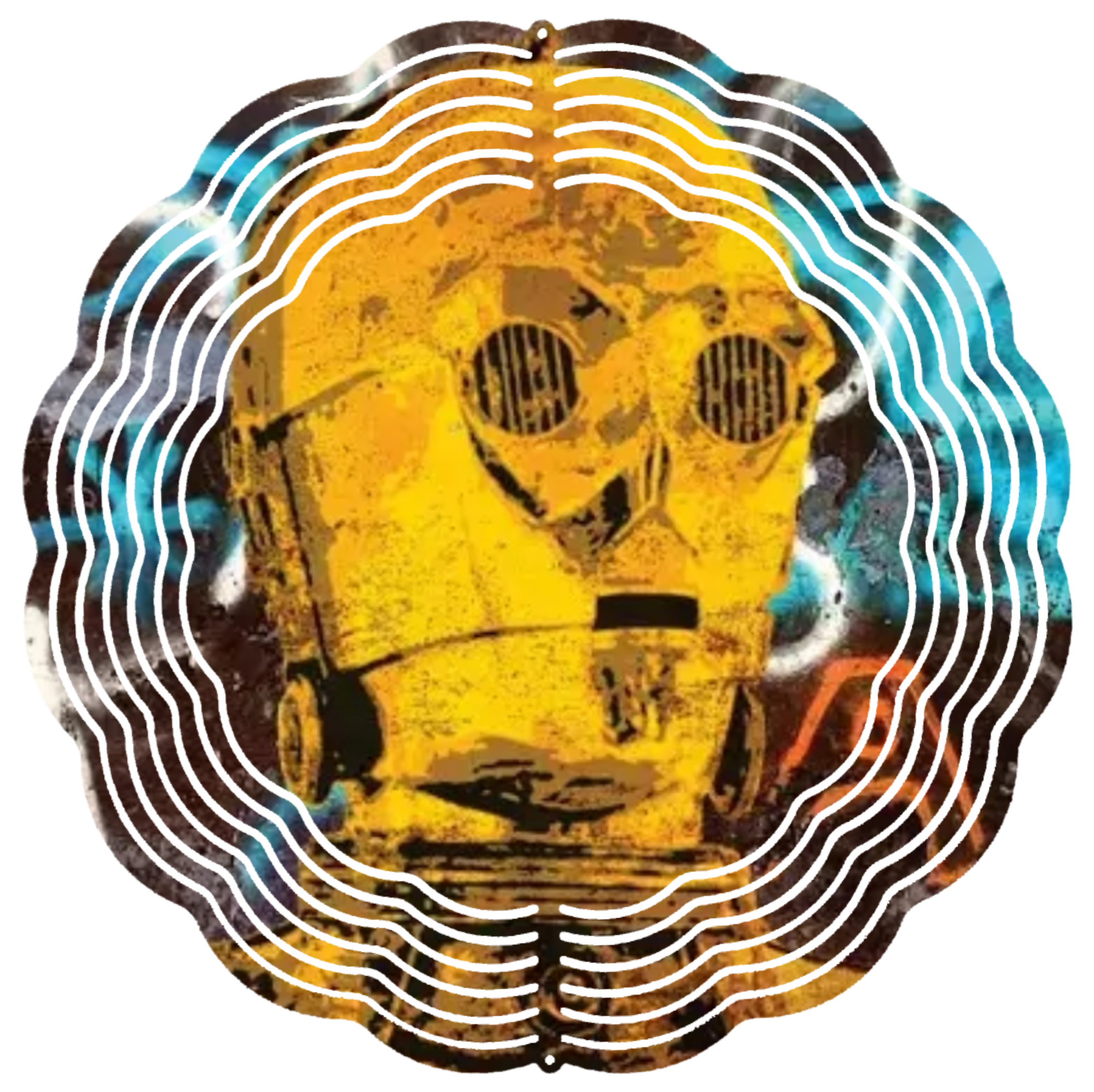 C3PO distressed wind spinner