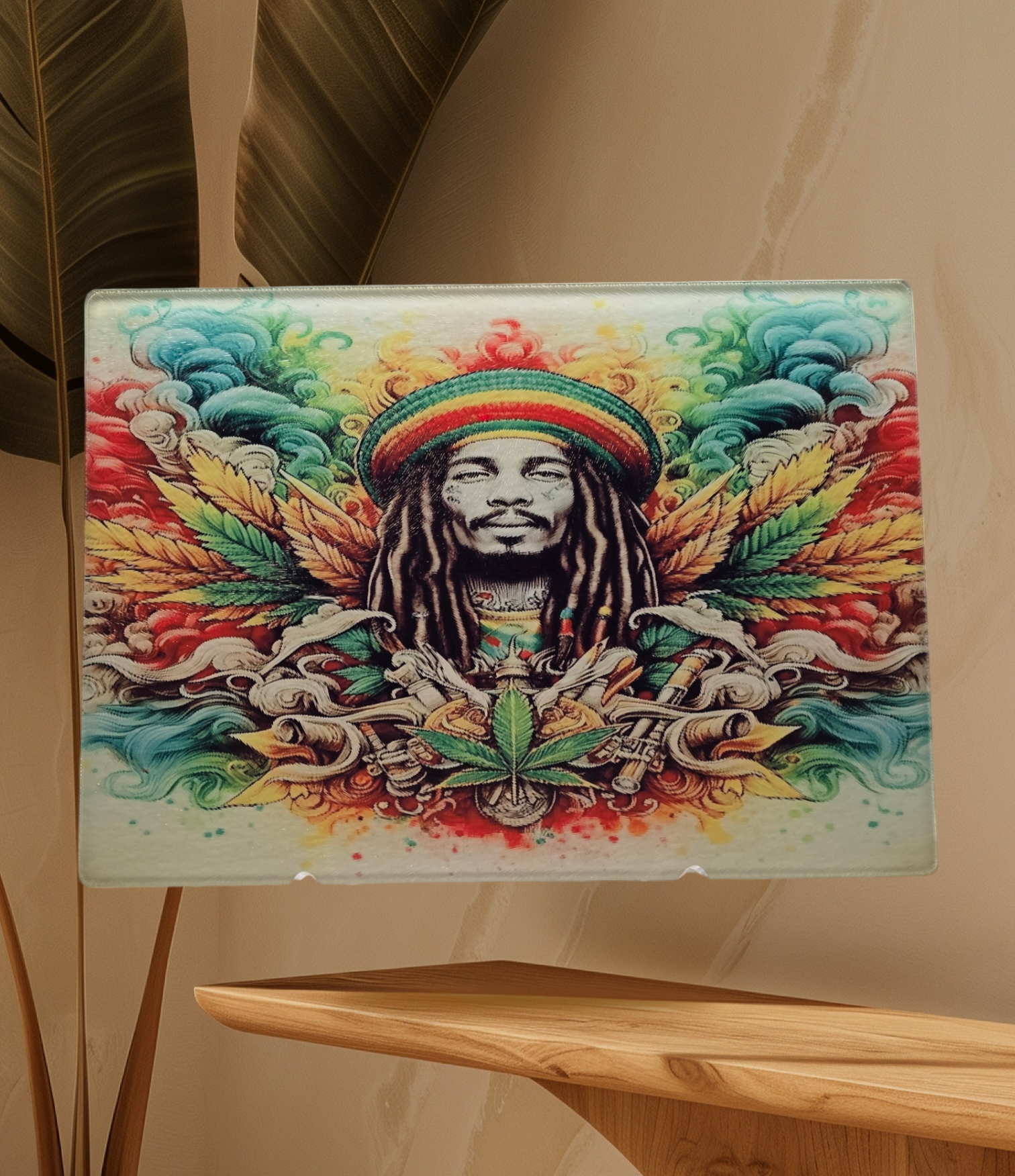 Bob Marley Sun is Shining Plaque