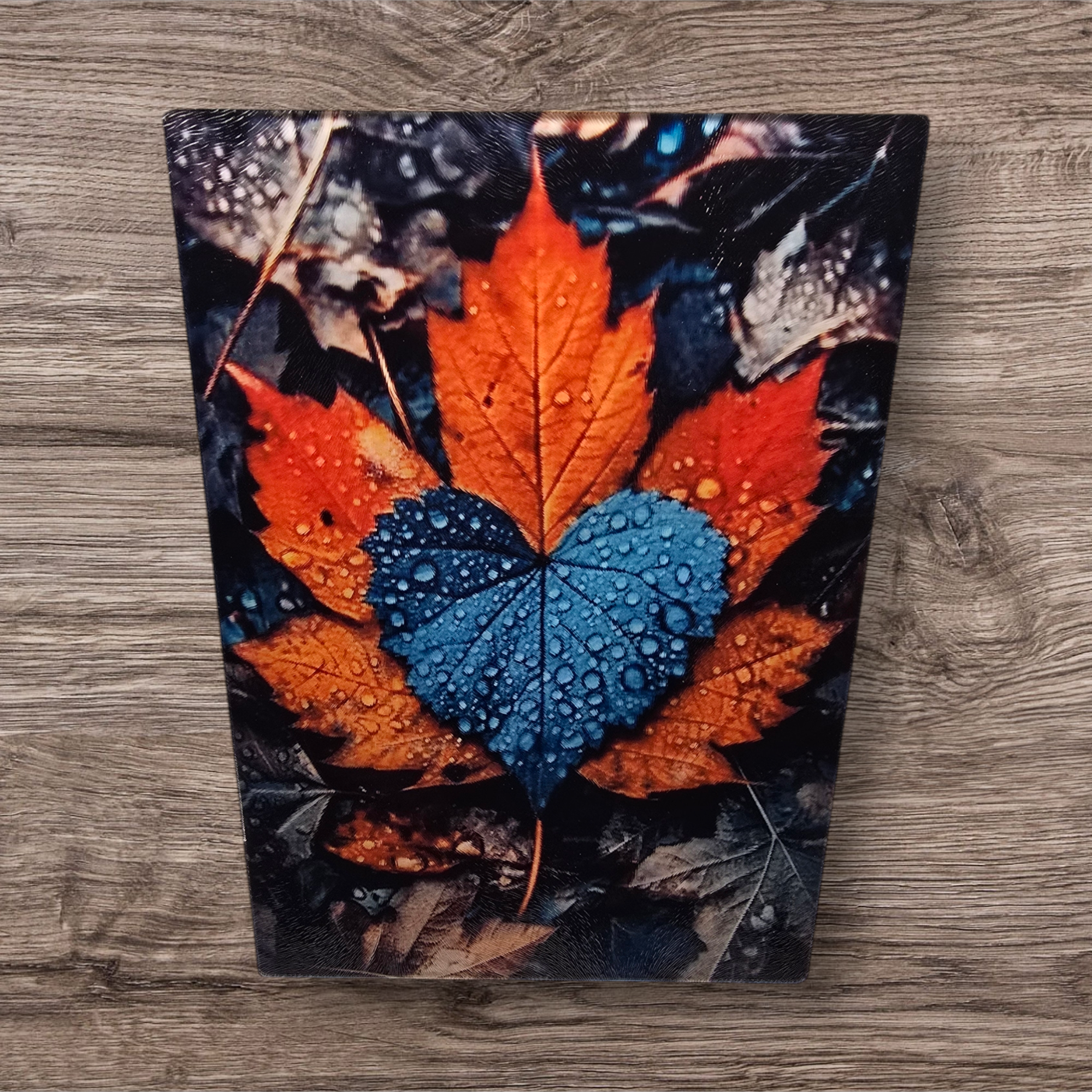 Love in the Fall Leaves Plaque