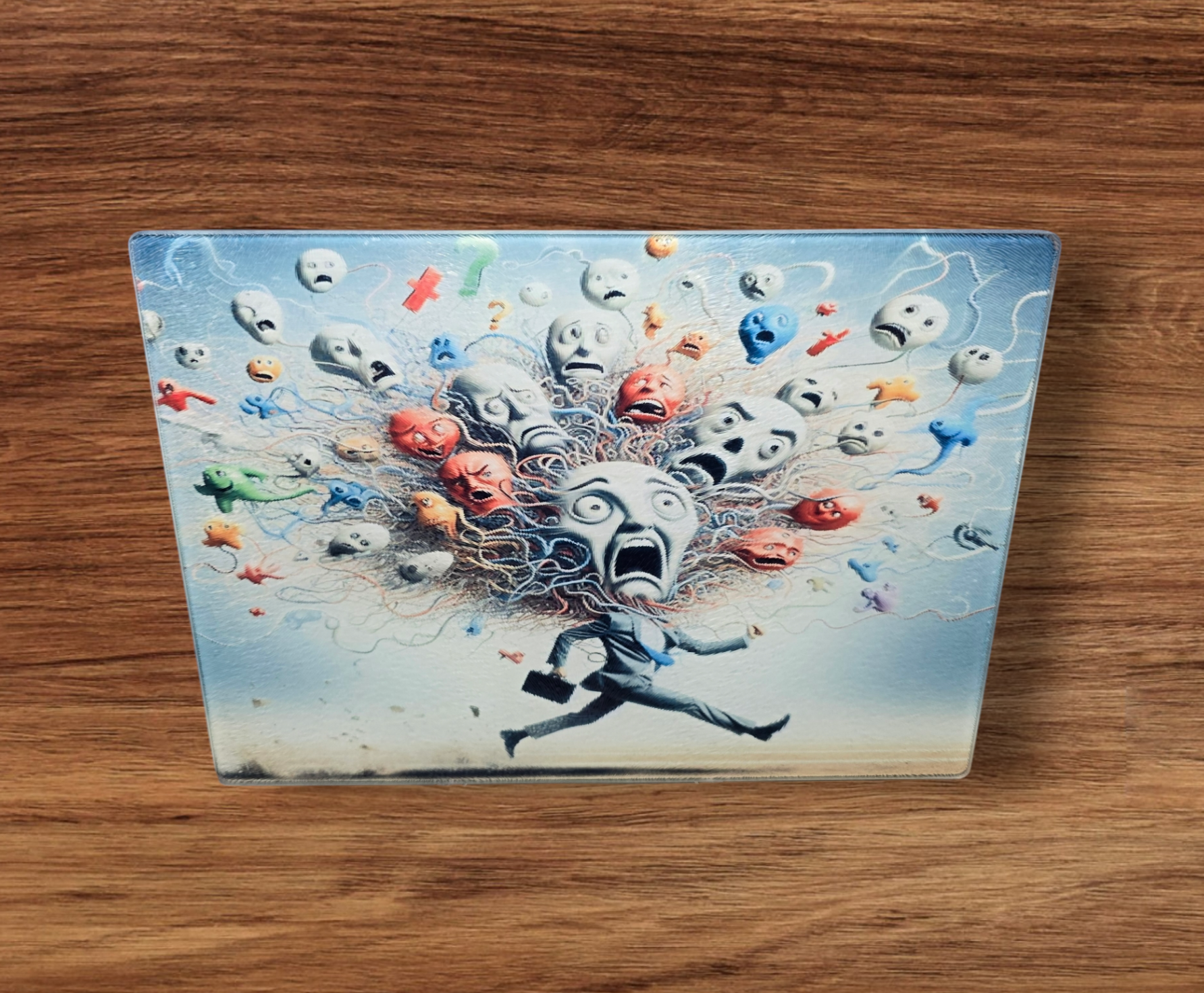 many faces glass cutting board