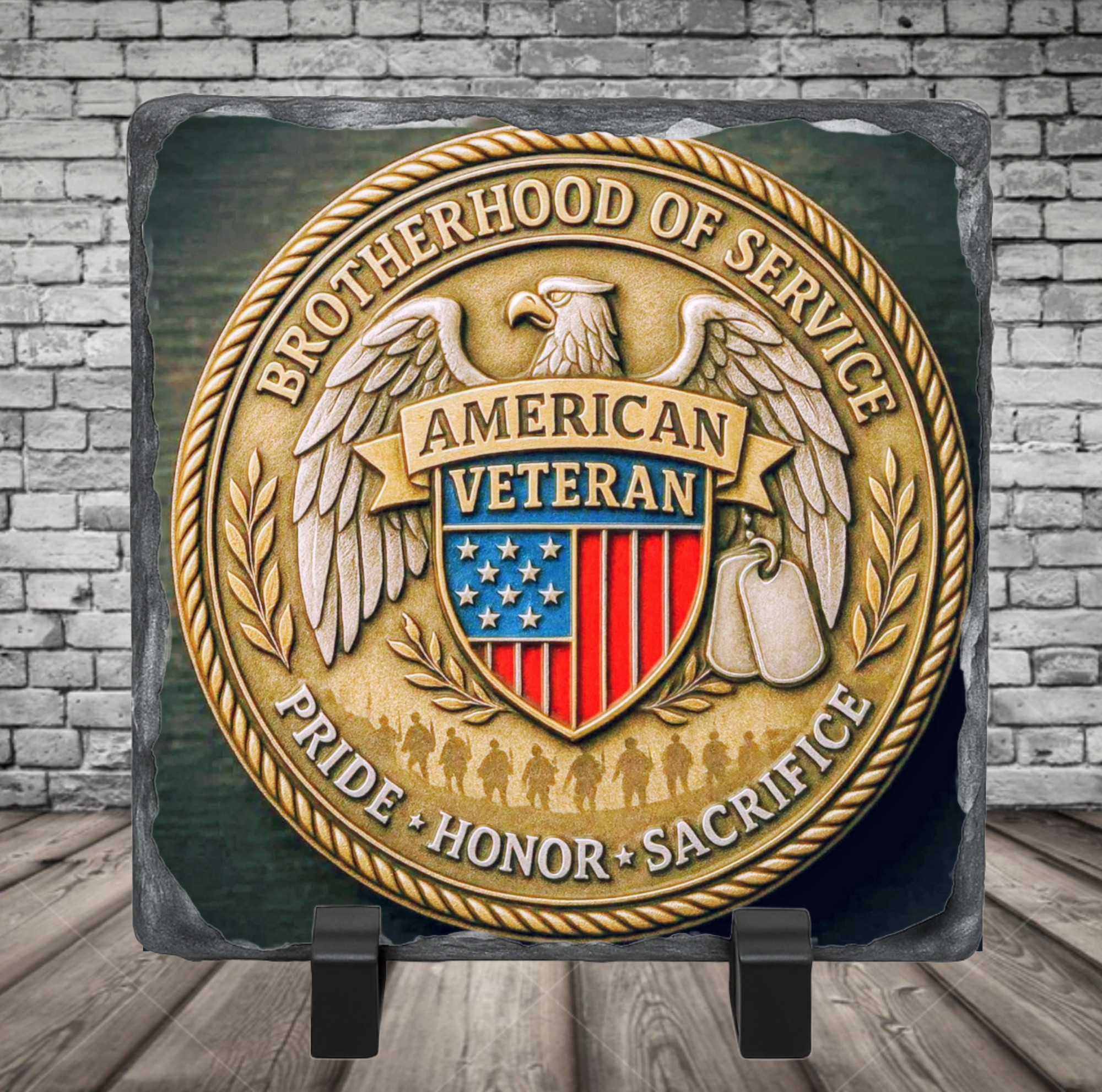 American Veteran photo slate