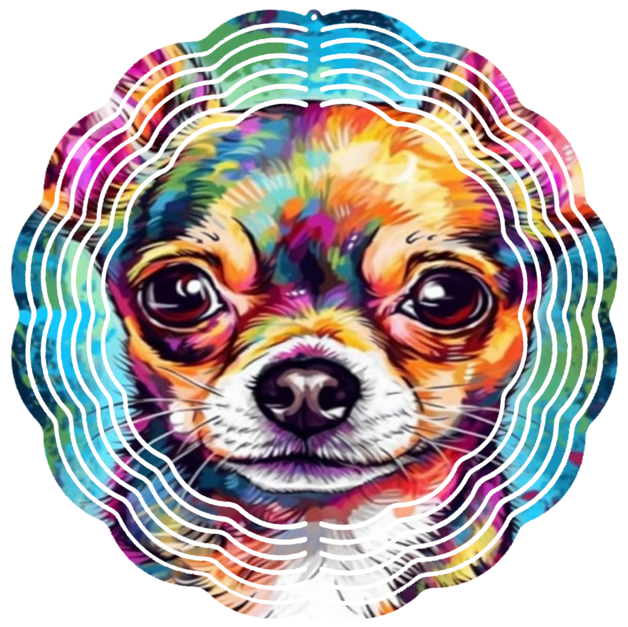chihuahua 2 wind spinner