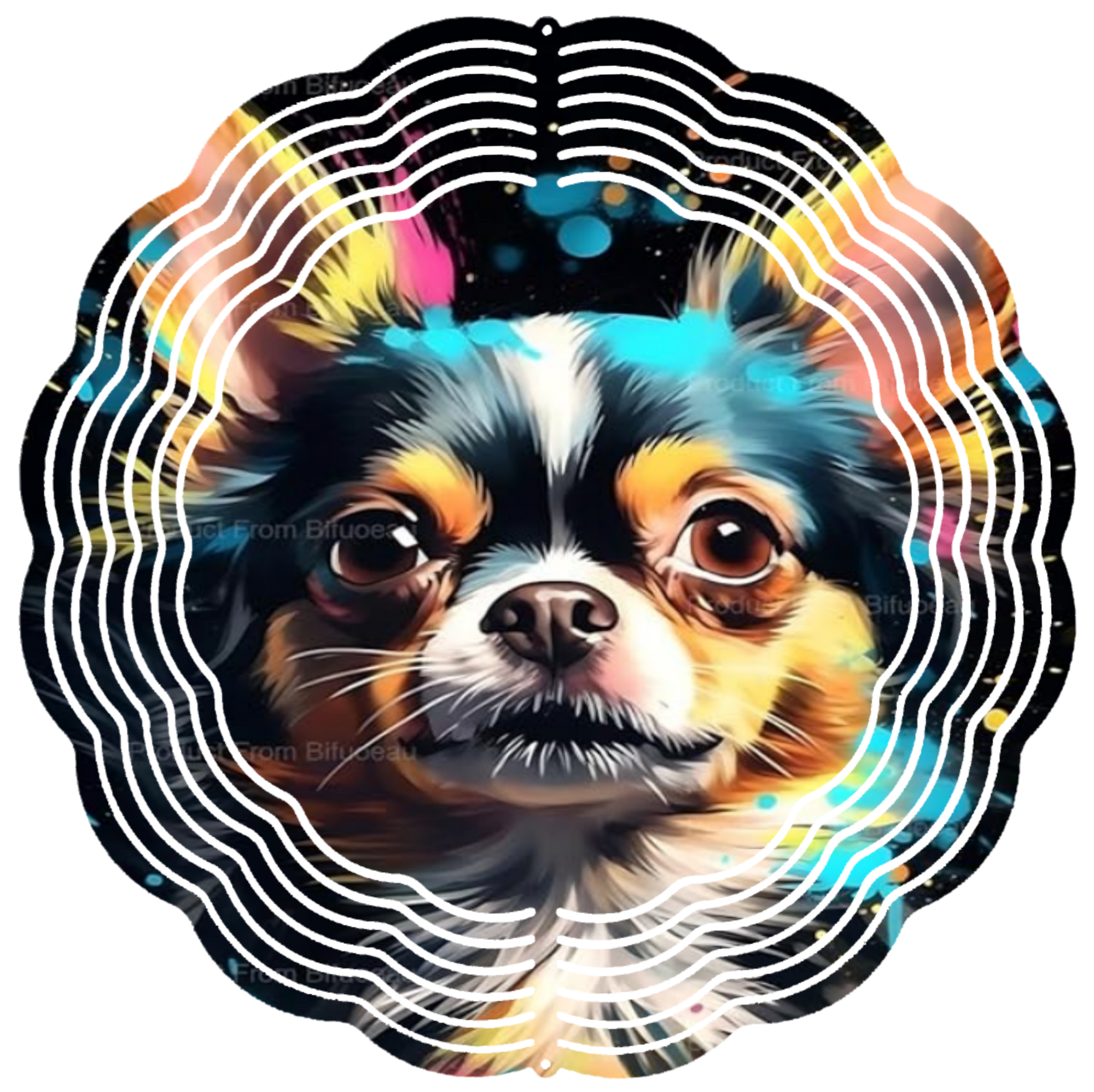chihuahua 4 wind spinner