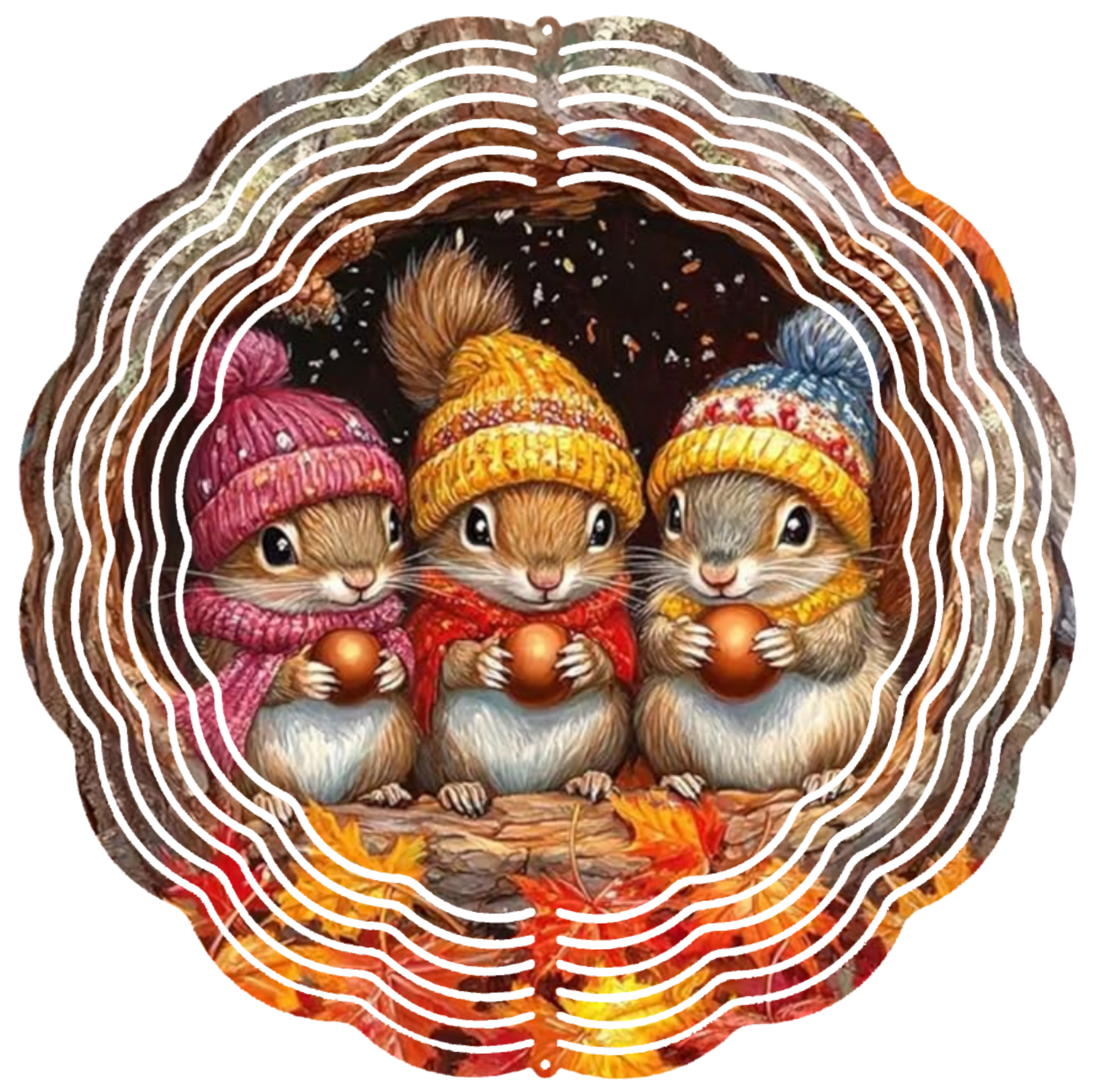chipmunks wind spinner