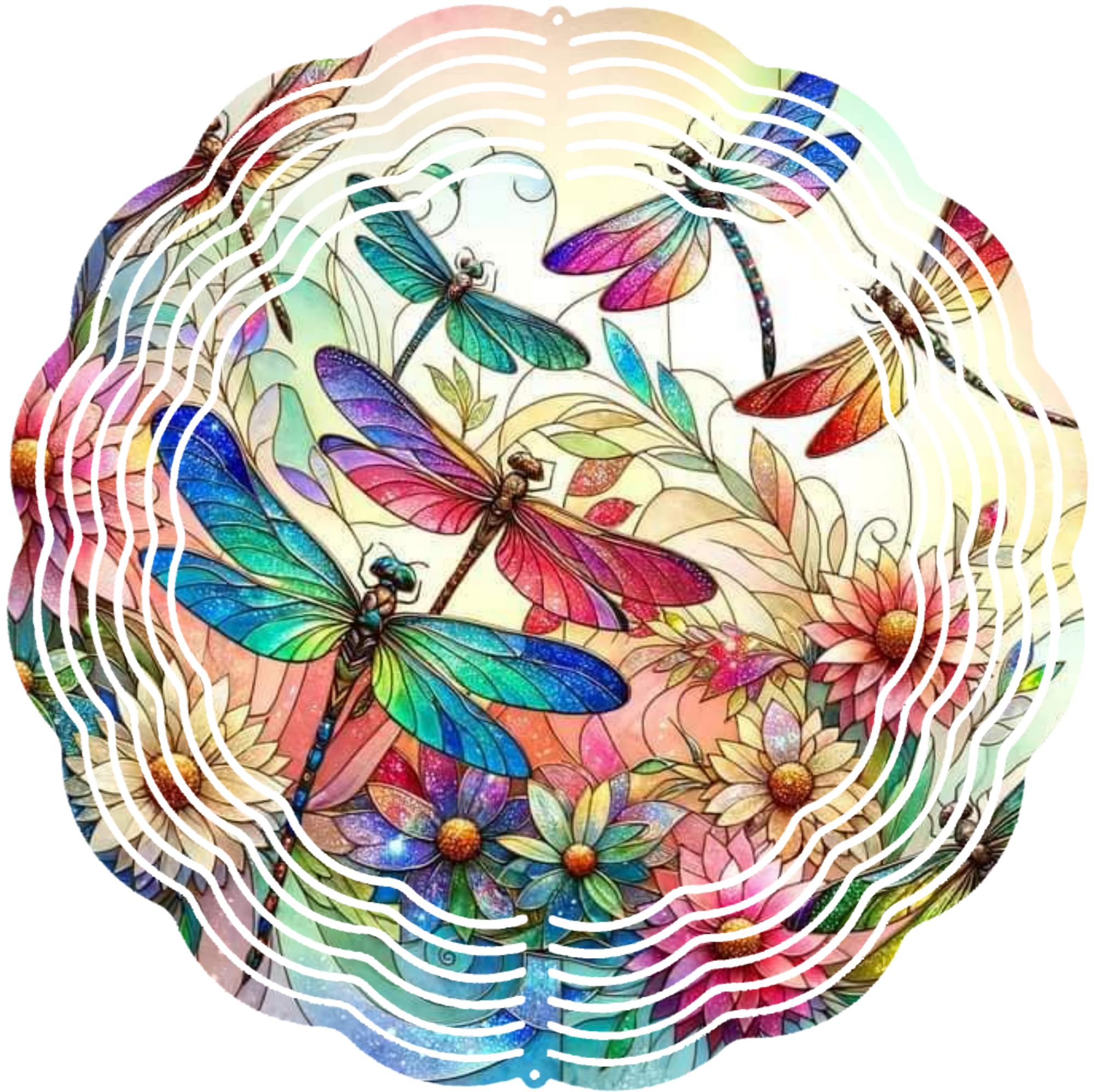 dragonflies wind spinner