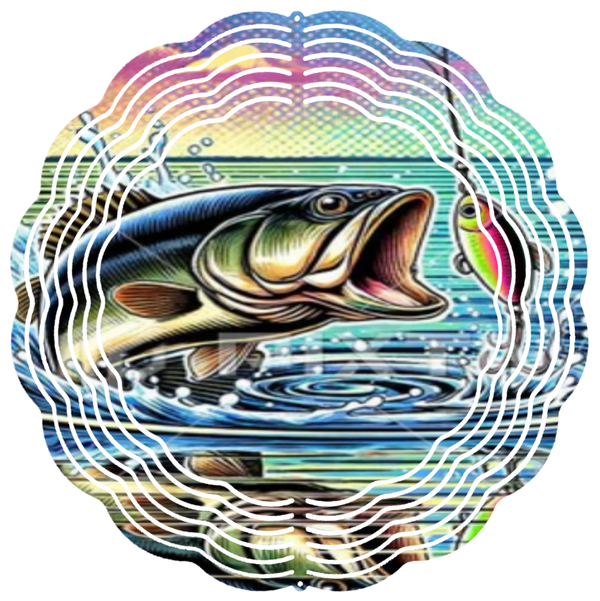 fish after lure wind spinner