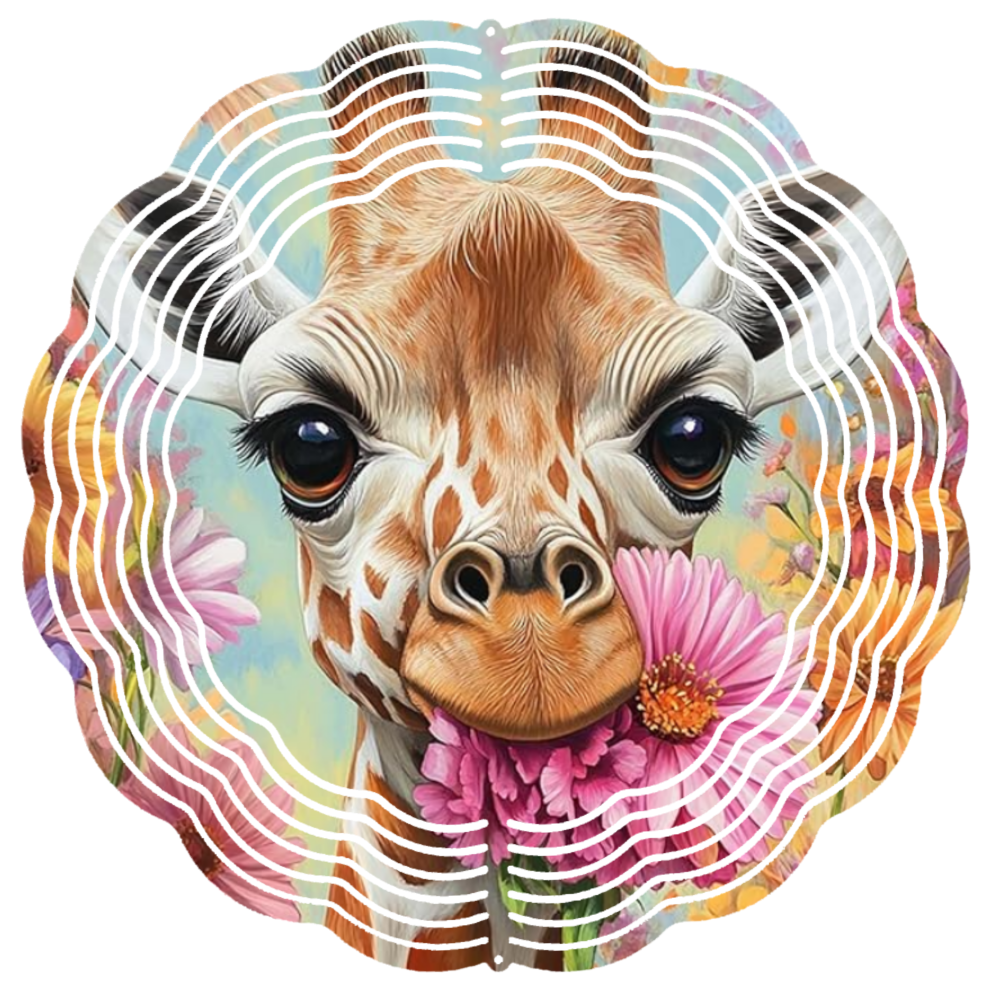 giraffe 3 wind spinner