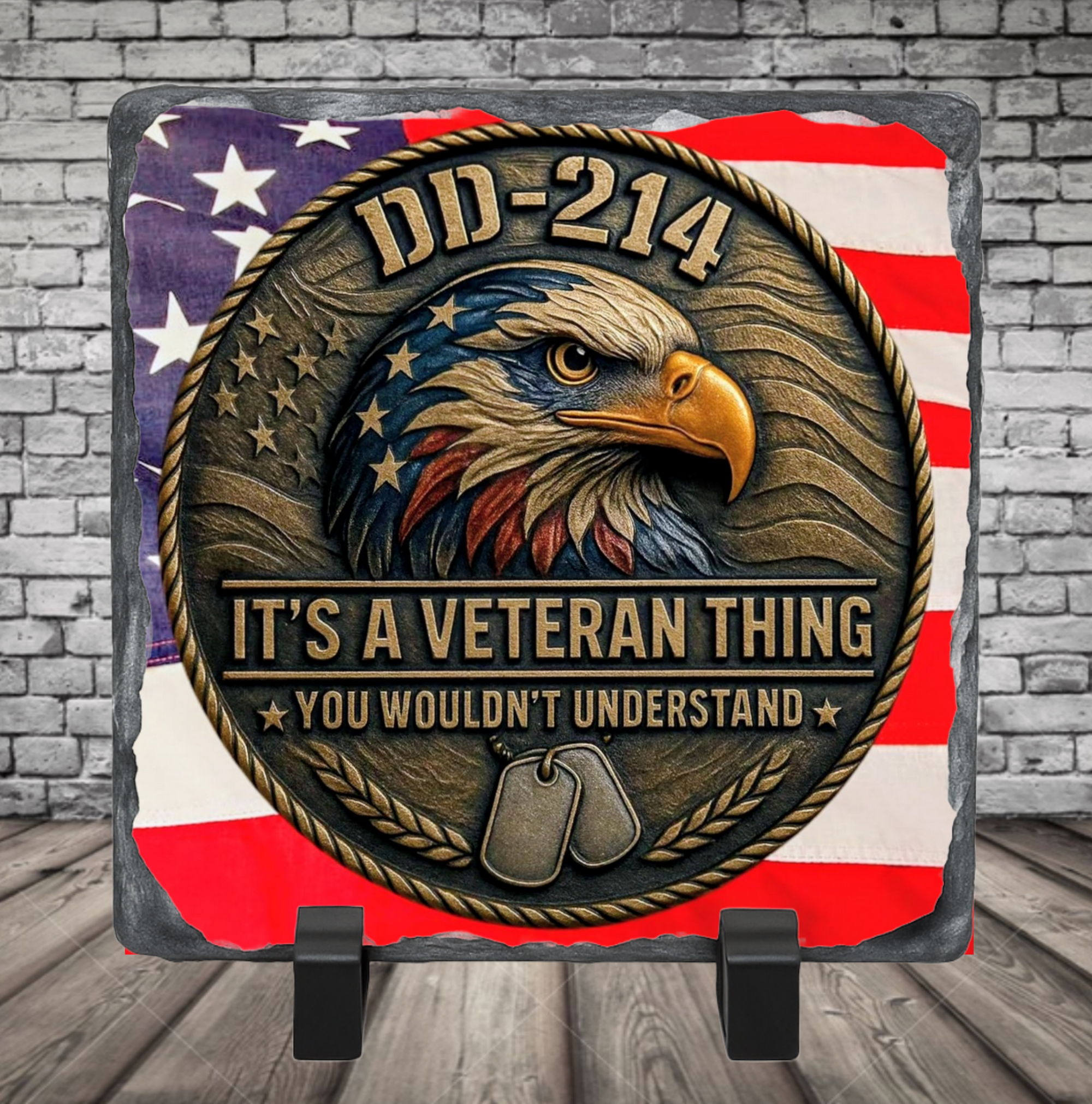 It's a veteran thing photo slate